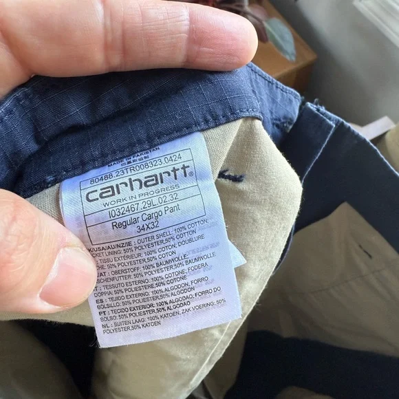 Carhartt WIP Regular Cargo Pant (color: Air Force Blue) - Picture 4 of 8